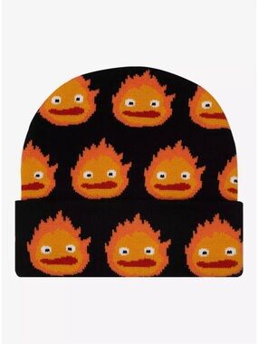 New Calcifer Beanie Howl’s Moving Castle Studio Ghibli